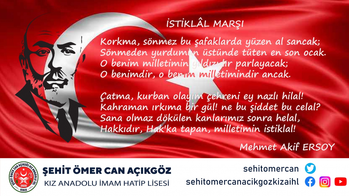 12 Mart İstiklâl Marşı'nın Kabulü ve Mehmet Akif Ersoy'u Anma Günü